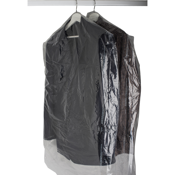 STRONG CLEAR POLYTHENE PLASTIC GARMENT COVER FILM DRY CLEANERS BAGS CLOTHES BAG 