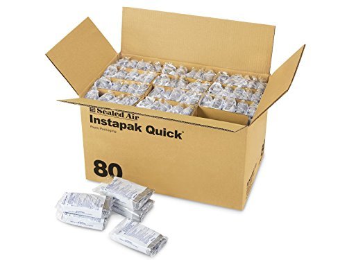 Instapak Quick Room Temperature Expanding Foam Packaging Bag #100, 25-Inch x 27-Inch, Case of 24 
