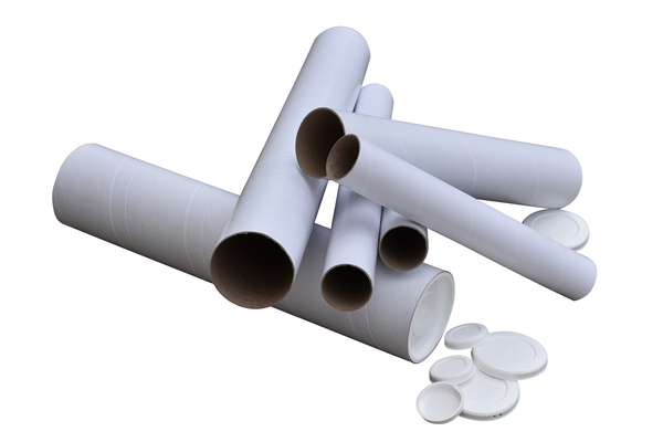 Mailing Tubes, Postal Tubes, White Cardboard Mailing Tubes, Spiral Tubes,  Poster Tubes, Artwork Tube