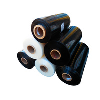  Black Machine Pallet Wrap - Blown - 500mm x 1500m x 25um  (1 roll)