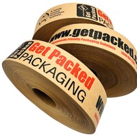 Custom Printed Water Activated Tape - Custom Gummed Tape