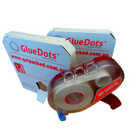 Glue Dots - 9mm - Low Profile (0.4mm) - Medium Tack - Box of 8000 dots