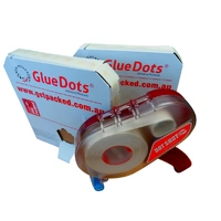 Glue Dots - 9mm - Low Profile (0.4mm) - Medium Tack - Box of 8000 dots - EDC21-308