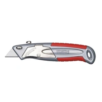 Knife with Red Rubber Grip and Auto Loading Blades - 5-K-112-1
