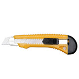Large 18mm Knife (5-K-68) | Yellow Plastic Cutter with Metal Insert