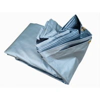 Tarpaulin - Silver Top - Black Under 