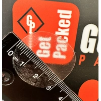 Clear Circle Sticker - 30mm Non Perforated  - 5000/roll