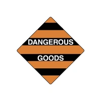 Dangerous Goods Label 100mm x 100mm - 500/roll