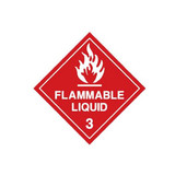 Flammable Liquid 3 - Dangerous Goods Label