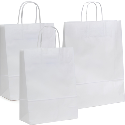 White Paper Bags | White Kraft Bags
