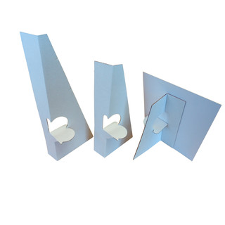 Cardboard Strut Cards | White Struts made from Cardboard