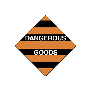 Dangerous Goods Label 100mm x 100mm - 500/roll