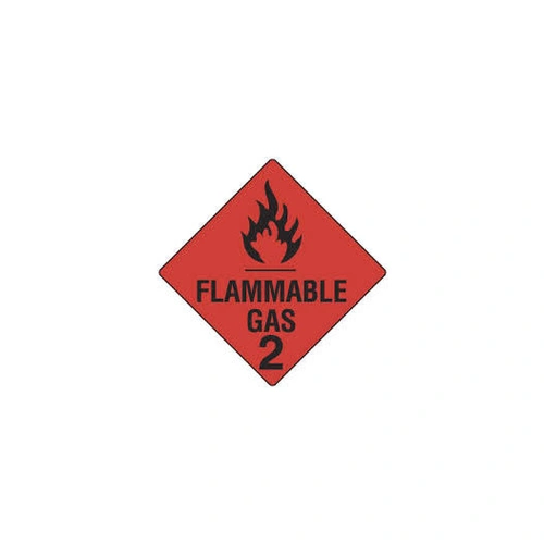 Flammable Gas 2 -Dangerous Goods Label