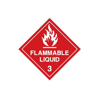 Flammable Liquid 3 - Dangerous Goods Label